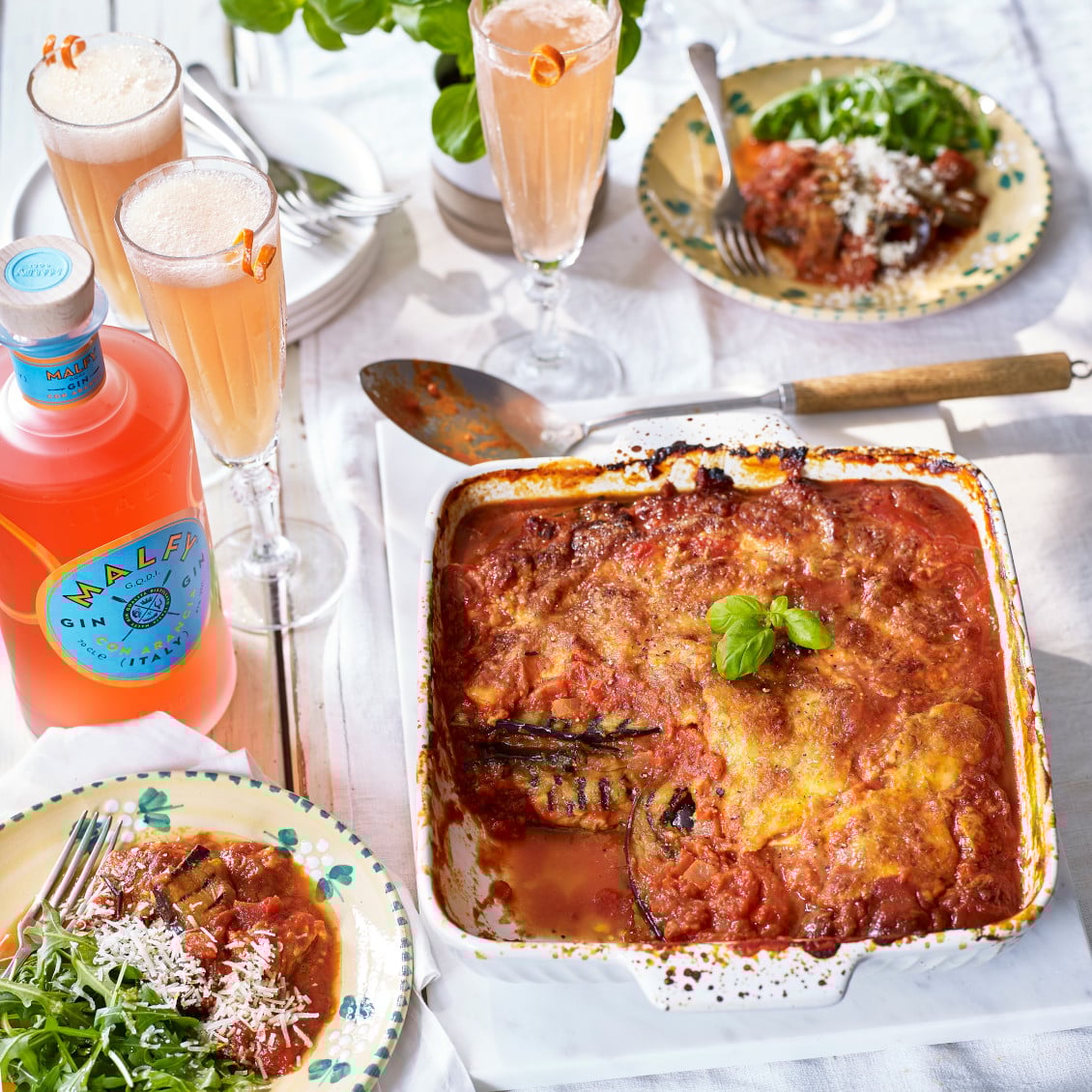 Aubergine Parmigiana