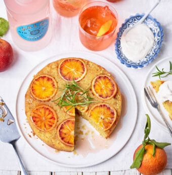Sticky Orange & Almond Polenta Cake Recipe | Malfy Gin