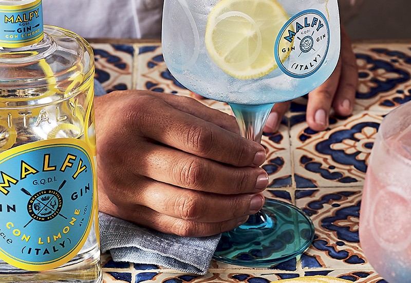 gin tonic con malfy gin