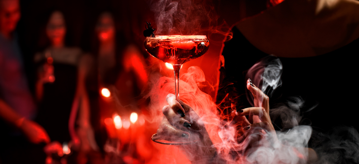 drink halloween fumo party