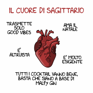 Sagittario illustrazione 